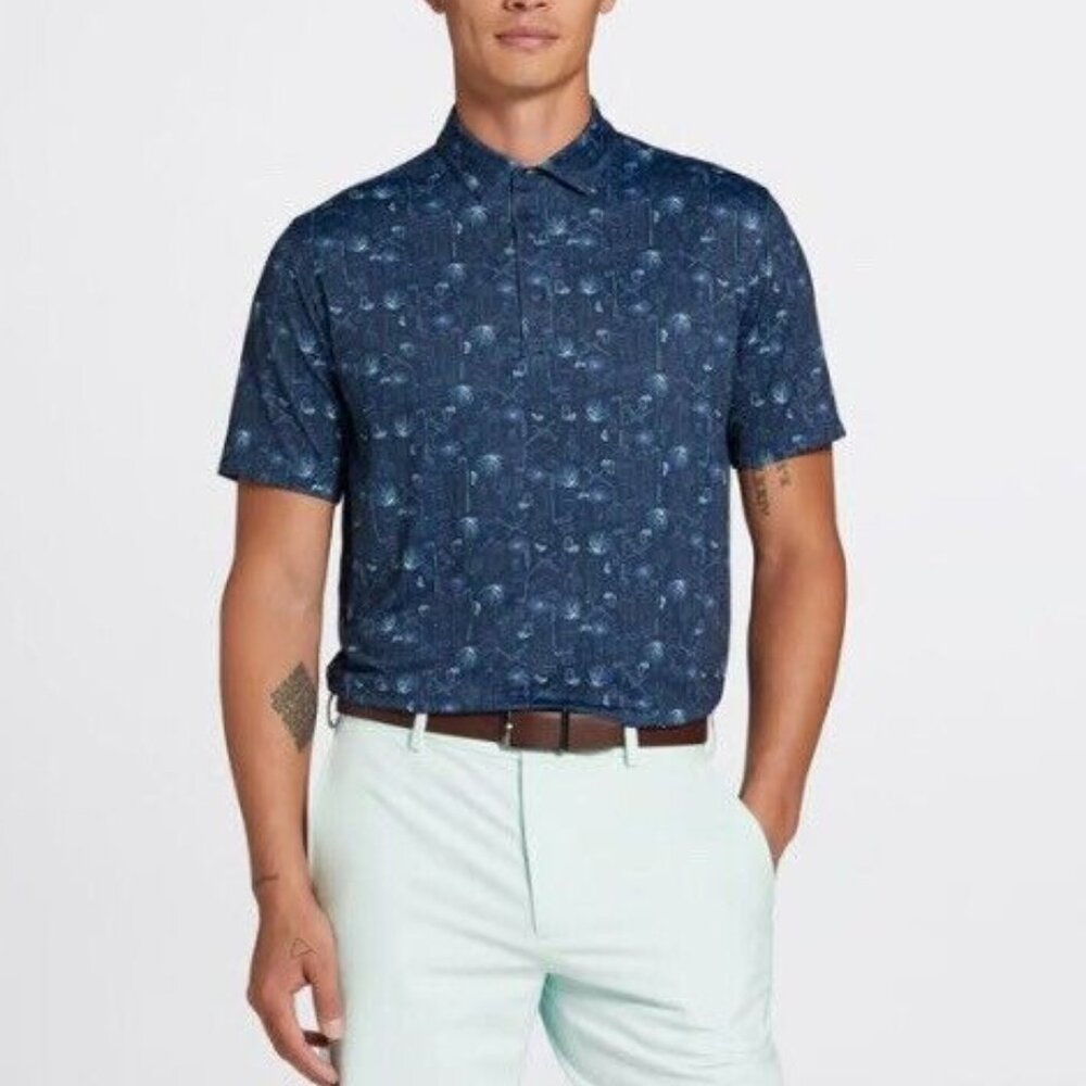 Walter Hagen Men's Performance 11 Dense Desert Convo Golf Polo